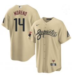 Men Arizona Diamondbacks #14 Gabriel Moreno City Connect Jersey