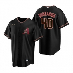 Men Arizona Diamondbacks 40 Madison Bumgarner Black Cool Base Stitched Baseball Jersey