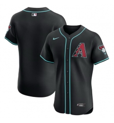 Men Arizona Diamondbacks Blank Black Flex Base Stitched Jersey