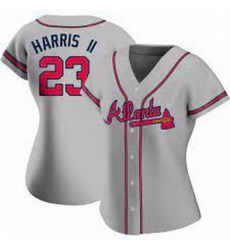 Women's Michael Harris II Atlanta Braves Road Jersey Gray