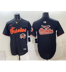 Men Baltimore Orioles Team Big Logo Black With Patch Vapor Premier Limited Stitched Baseball Jerseys Men Baltimore Orioles Team Big Logo Black With Patch Vapor Premier Limited Stitched Baseball Jerseys