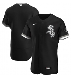 Men Chicago White Sox Men Nike Black Alternate 2020 Flex Base Official Team MLB Jersey