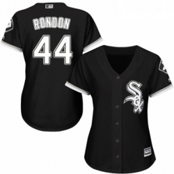 Womens Majestic Chicago White Sox 44 Bruce Rondon Replica Black Alternate Home Cool Base MLB Jersey 