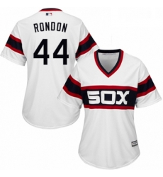 Womens Majestic Chicago White Sox 44 Bruce Rondon Replica White 2013 Alternate Home Cool Base MLB Jersey 