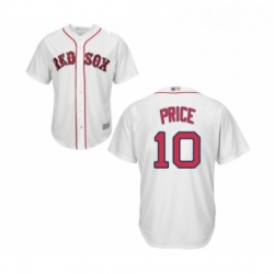 Youth Boston Red Sox 10 David Price Replica White Home Cool Base Baseball Jersey