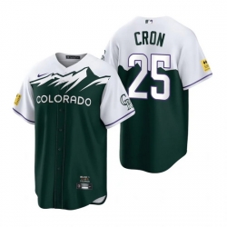 Men Nike Nike Colorado Rockies #25 C.J. Cron City Connect Stitched Baseball Jersey
