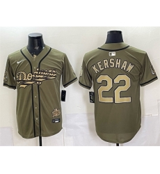 Men Los Angeles Dodgers 22 Clayton Kershaw Olive 2026 Armed Forces Day Stitched Baseball Jersey Men Los Angeles Dodgers 22 Clayton Kershaw Olive 2026 Armed Forces Day Stitched Baseball Jersey