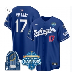 Men Los Angeles Dodgers Ohtani Blue Back To Back Champions Flex Base Jersey Men Los Angeles Dodgers Ohtani Blue Back To Back Champions Flex Base Jersey