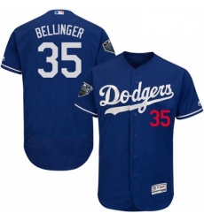 Mens Majestic Los Angeles Dodgers 35 Cody Bellinger Royal Blue Alternate Flex Base Authentic Collection MLB Jersey