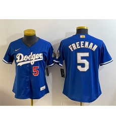 Youth Los Angeles Dodgers 5 Freddie Freeman Royal 2026 Alternate Gold Collection Stadium Stitched Baseball Jersey Youth Los Angeles Dodgers 5 Freddie Freeman Royal 2026 Alternate Gold Collection Stadium Stitched Baseball Jersey