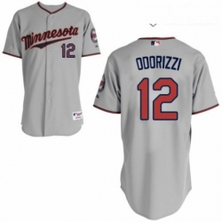 Youth Majestic Minnesota Twins 12 Jake Odorizzi Replica Grey Road Cool Base MLB Jersey 