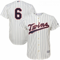 Youth Majestic Minnesota Twins 6 Tony Oliva Replica Cream Alternate Cool Base MLB Jersey