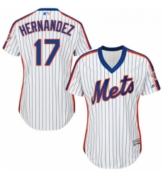 Womens Majestic New York Mets 17 Keith Hernandez Authentic White Alternate Cool Base MLB Jersey