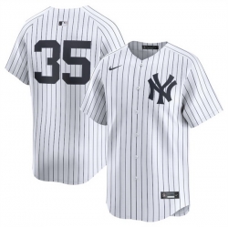 Men New York Yankees 35 Cody Bellinger White 2024 Home Limited Stitched Baseball Jersey