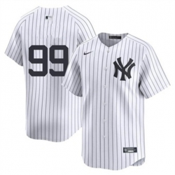 Youth Nike New York Yankees 99 Aaron Judge White Cool Base Home Stitched Baseball Jersey No Name