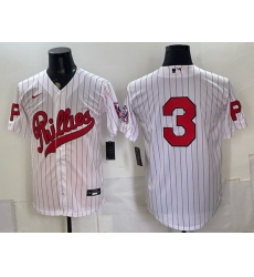 Men Philadelphia Phillies  3 Bryce Harper White 2026 Field of Dreams Stadium Stitched Baseball Jersey