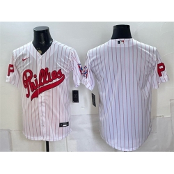 Men Philadelphia Phillies Blank White 2026 Field of Dreams Stadium Stitched Baseball Jersey