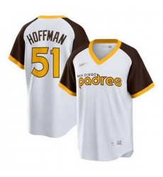 Men San Diego Padres 51 Trevor Hoffman White Cooperstown Stitched Baseball Jersey Men San Diego Padres 51 Trevor Hoffman White Cooperstown Stitched Baseball Jersey