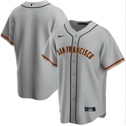 Men San Francisco Giants Nike Gray Blank Jersey