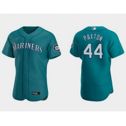 Men Seattle Mariners 44 James Paxton Aqua Flex Base Stitched jersey