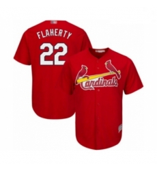 Youth St. Louis Cardinals #22 Jack Flaherty Authentic Red Alternate Cool Base Baseball Player Jersey