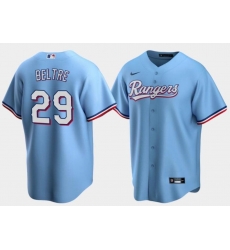 Men Nike Texas Rangers #29 Adrian Beltre Light Blue Cool Base Stitched MLB Jersey