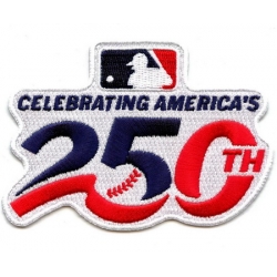 Men Texas Rangers Celebrating America 250th annivesary Patch Biaog
