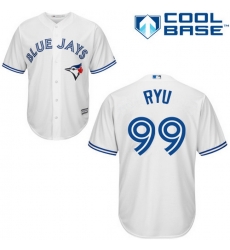 Blue Jays 99 HyunJin Ryu White New Cool Base Stitched MLB Jersey