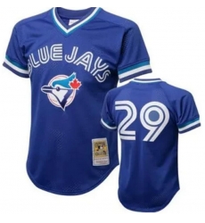 Men MITCHELL & NESS 1993 Toronto Blue Jays #29 Alomar BATTING PRACTICE MESH JERSEY