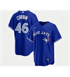 Men Toronto Blue Jays Patrick Corbin 46 Blue Away Flex Base Stitched Baseball Jersey Men Toronto Blue Jays Patrick Corbin 46 Blue Away Flex Base Stitched Baseball Jersey