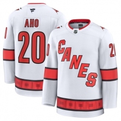 Men Carolina Hurricanes Active Player Custom White 2024 25 Away Stitched Hockey Jersey