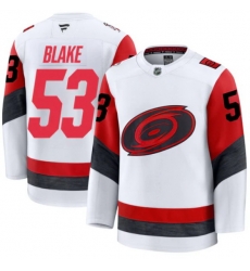Men Carolina Hurricanes Jackson Blake #53 Fanatics Away White Jersey