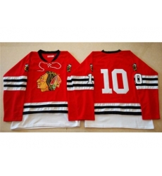 Chicago Blackhawks #10 Patrick Sharp Red Mitchell And Ness 1960-61 Stitched NHL Jersey