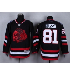 NHL Chicago Blackhawks #81 Marian Hossa Stitched black jersey[2014 new]