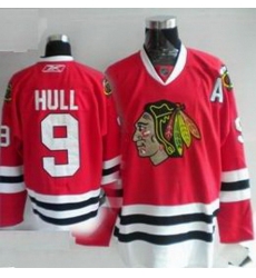 Youth Chicago Blackhawks 9 HULL red kids jerseys