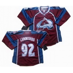 Colorado Avalanche #92 Gabriel Landeskog Red Jersey