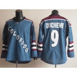 Colorado Avalanche Matt Duchene 9 hockey Blue Jersey
