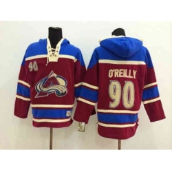 nhl jerseys colorado avalanche #90 oreilly red-blue[pullover hooded sweatshirt]