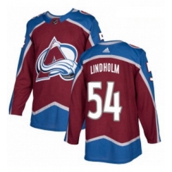 Youth Adidas Colorado Avalanche 54 Anton Lindholm Premier Burgundy Red Home NHL Jersey 