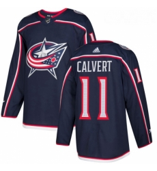 Youth Adidas Columbus Blue Jackets 11 Matt Calvert Premier Navy Blue Home NHL Jersey 