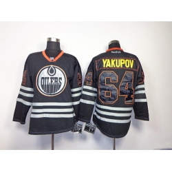 NHL Jerseys Edmonton Oilers #64 Yakupov black Jerseys