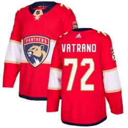 Youth Adidas Florida Panthers 72 Frank Vatrano Authentic Red Home NHL Jersey 