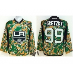 Kids Los Angeles Kings 99 Wayne Gretzky Camo NHL Jerseys