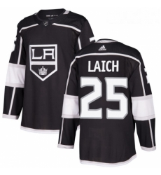 Youth Adidas Los Angeles Kings 25 Brooks Laich Authentic Black Home NHL Jersey 