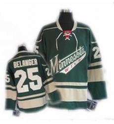 Minnesota Wild jerseys 25# BELANGER green