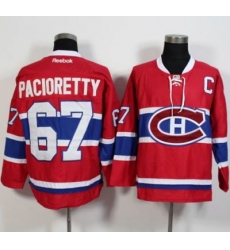 Women Montreal Canadiens #67 Max Pacioretty Red Home Stitched NHL Jersey