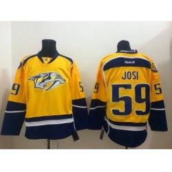 NHL nashville predators #59 josi blue-yellow Jerseys