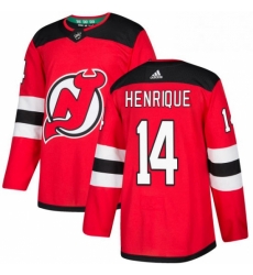 Mens Adidas New Jersey Devils 14 Adam Henrique Premier Red Home NHL Jersey 