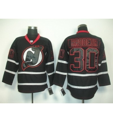 New Jersey Devils #30 Brodeur Black Hockey Jersey