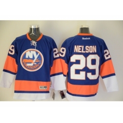 NHL New York Islanders #29 nelson blue jerseys